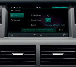 Discovery Sport Climate timer