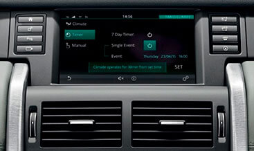 Discovery Sport Climate timer