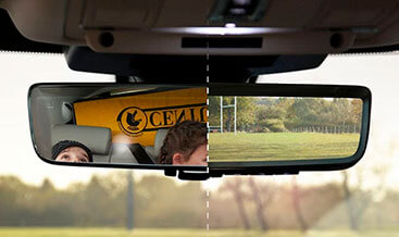 Evoque 2021 ClearSight interior rear view mirror