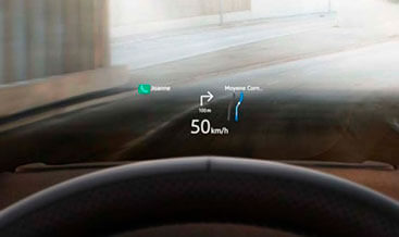 Evoque 2021 Head-Up Display