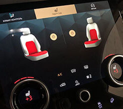 Evoque 2021 Heated front seats