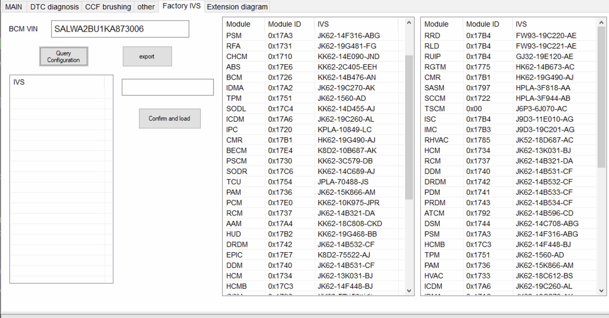 JET Master JLR Engineering Tool SX-Tool JLR Coding Programming