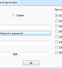 JLR Code Access Password Generator (Unlimited Token)