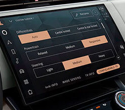L460 Configurable Terrain Response mode