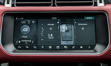 Range Rover 2017 Seat Massage