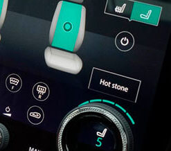 Range Rover Front seat massage mode “Hot Stones”