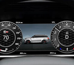 Range Rover Sport SVR skin for instrument cluster