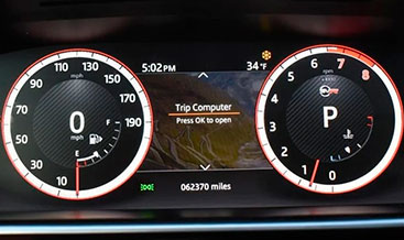 Range Rover Sport SVR skin for instrument cluster