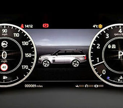 Range Rover SVA Dynamic skin for instrument cluster